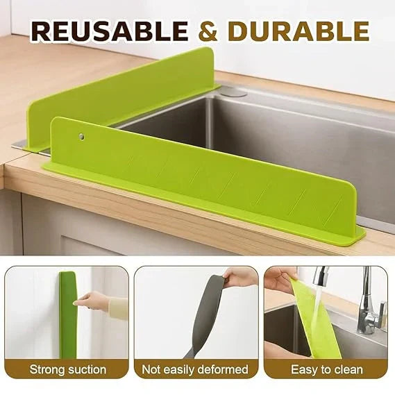 Kitchen Water Splash Guard Sink Splashback ( Buy 1 Get 1 For Free )