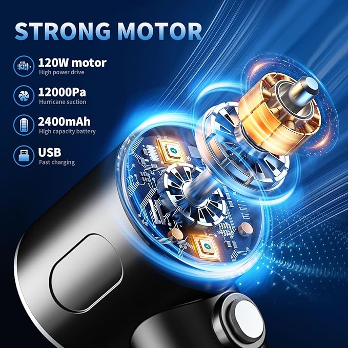 Vacuum Suction Cleaner- Portable Air Duster Wireless